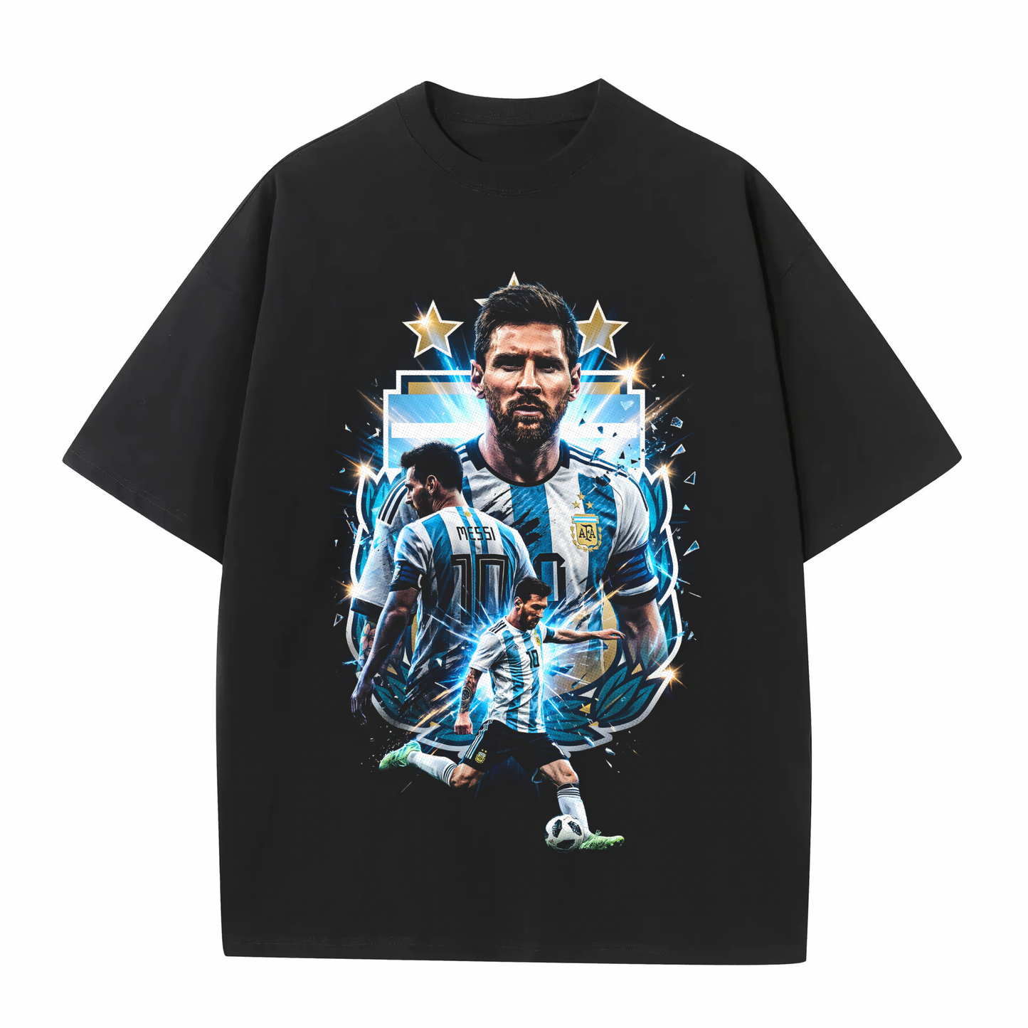 Argentina GOAT Messi Graphic Print Tee