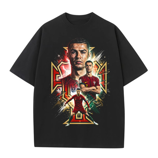 CR7 Portugal Legend Oversized Graphic T-Shirt