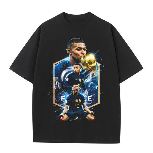 Mbappé France Football Legend Streetwear Tee