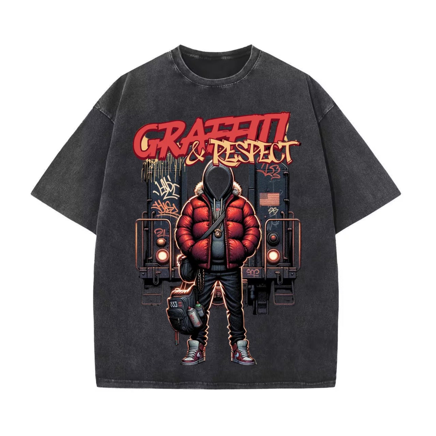 VINTAGE OVERSIZE PRINT T-SHIRT