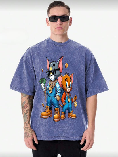 Rebel Vintage acid washed T-shirt