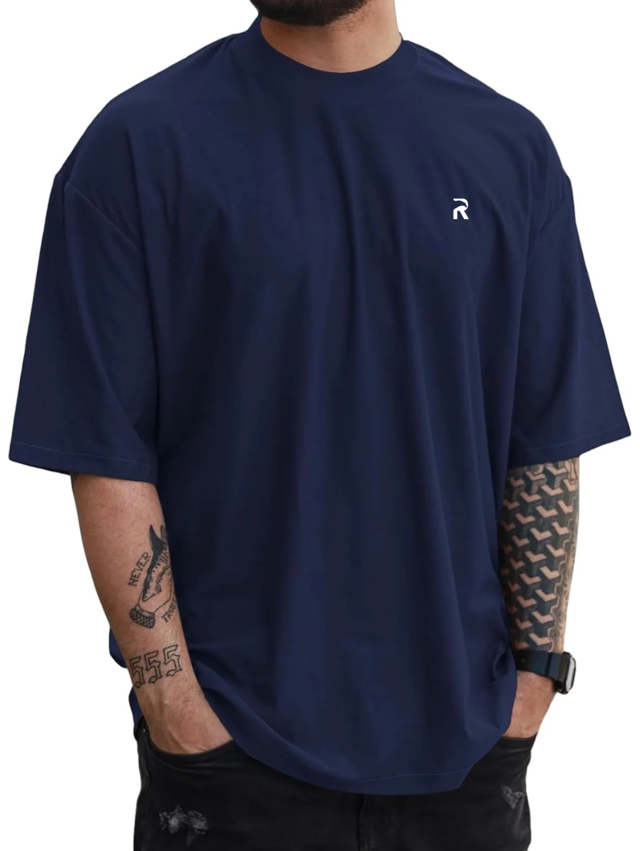 Rebel oversized T-shirt long sleeve