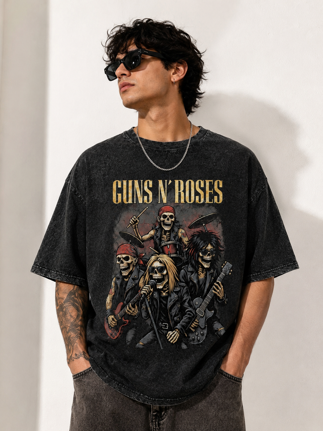 Guns N’ Roses Vintage Rock Graphic T-Shirt