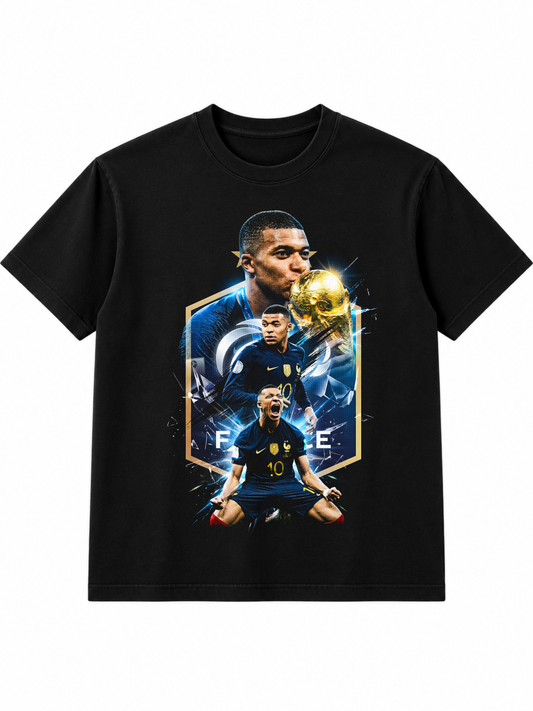 Mbappé France Football Legend Streetwear Tee