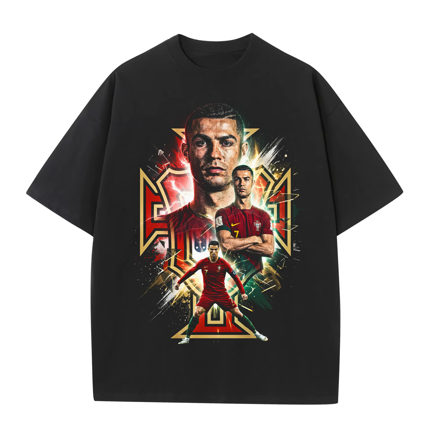CR7 Portugal Legend Oversized Graphic T-Shirt